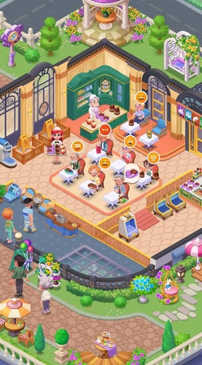 快乐晚餐故事截图