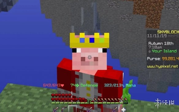 Technoblade变身为Pig_god，解构界的巨掌再次展现强大力量  
  
