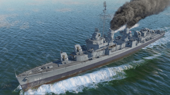 威猛钢铁战舰冲破波涛！《战争雷霆》中美国军舰限时享受七折优惠

