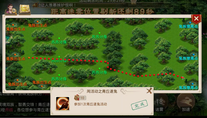 关于问道手游青丘逐兔活动的详细攻略，如何高效完成此限时趣味任务？