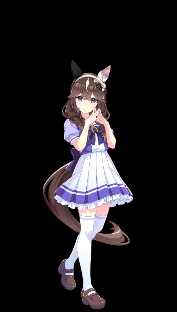 《赛马娘》系列中，岛川乔登身披全新服装“Highkey☆Hallowed”正式亮相