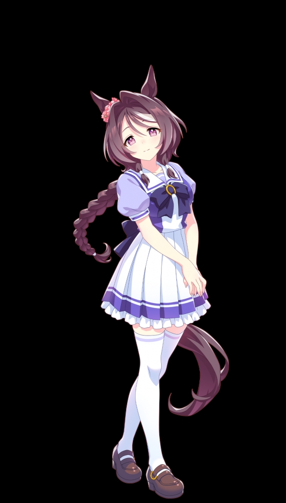 《赛马娘》系列中，岛川乔登身披全新服装“Highkey☆Hallowed”正式亮相