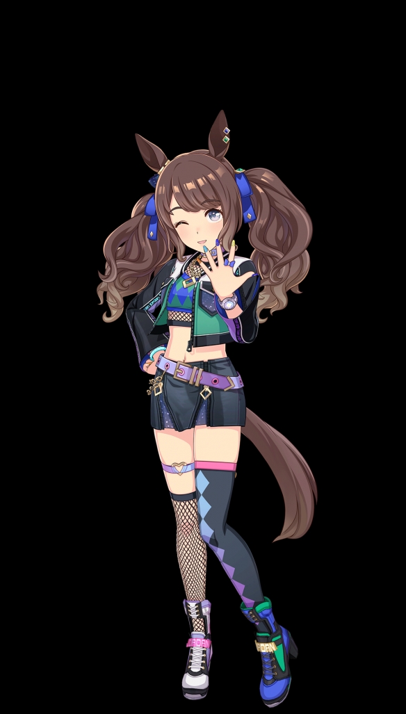 《赛马娘》系列中，岛川乔登身披全新服装“Highkey☆Hallowed”正式亮相