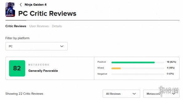 《忍者龙剑传4》的Metacritic评分现已公布：战斗体验极为畅快_既残酷又华丽！
