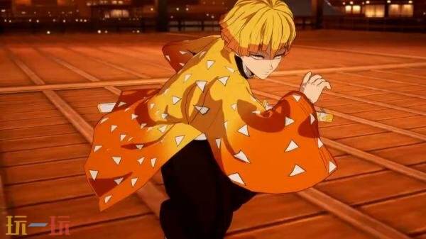 预计在12月2日推出的《鬼灭之刃 火之神血风谭2》新增角色——我妻善逸（无限城篇）

