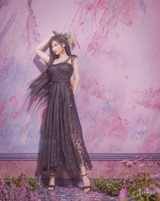 《最终幻想7》中的尤菲最新渲染作品：变身为一只萌趣十足的圣诞小驯鹿！

