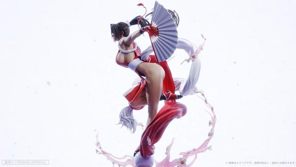 不知火舞经典原皮1/4比例雕像：极致厚重的胸围感，令人窒息的逼真肉感

