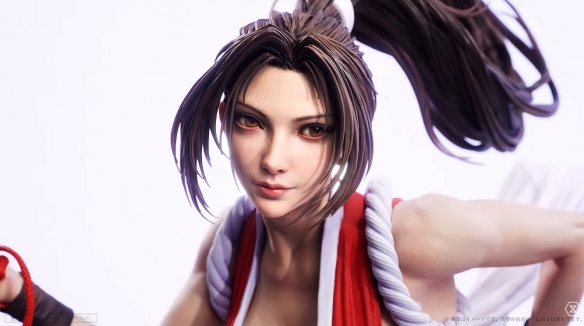 不知火舞经典原皮1/4比例雕像：极致厚重的胸围感，令人窒息的逼真肉感

