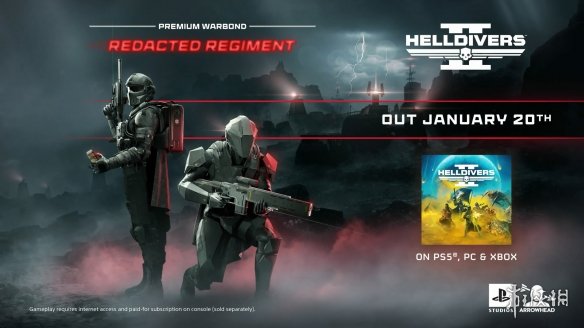 《绝地潜兵2》中的“机密军团”高级作战债券账号已正式公布预告片 

