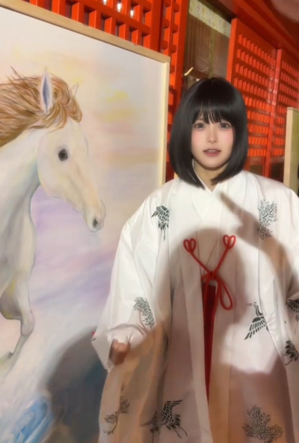 《寂静岭f》中咲子的人像美照:一位极具魅力的可爱巫女姐姐! 《寂静岭f》中咲子的人像美照:一位极具魅力的可爱巫女姐姐!