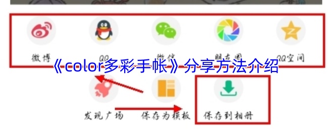 《color多彩手帐》传递方式详解