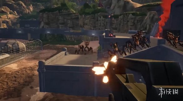 在未来的战场上，人类与虫族展开激烈的对决！全新实机演示展示了《星河战队：终焉虫潮》的震撼画面

