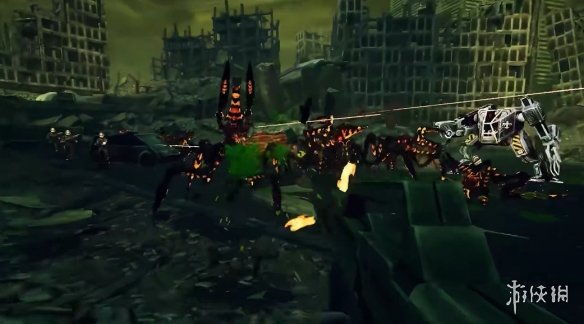 在未来的战场上，人类与虫族展开激烈的对决！全新实机演示展示了《星河战队：终焉虫潮》的震撼画面

