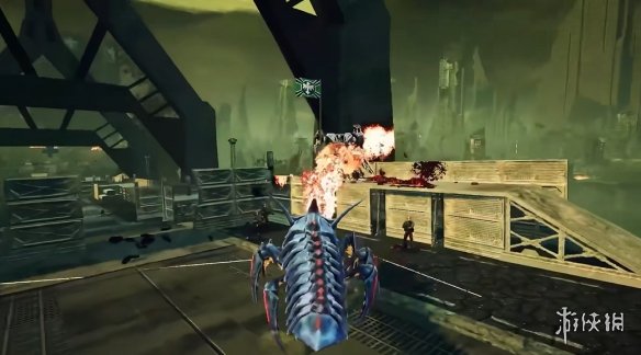 在未来的战场上，人类与虫族展开激烈的对决！全新实机演示展示了《星河战队：终焉虫潮》的震撼画面

