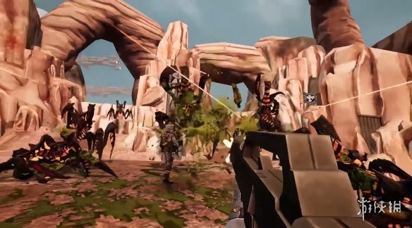 在未来的战场上，人类与虫族展开激烈的对决！全新实机演示展示了《星河战队：终焉虫潮》的震撼画面

