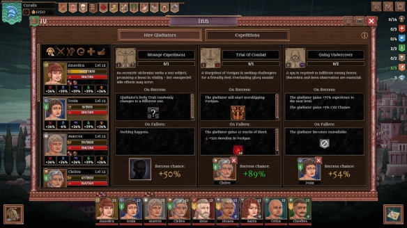 特别盛赞的回合制格斗领队模拟佳作《角斗士血域》迎来重量级更新正式上线