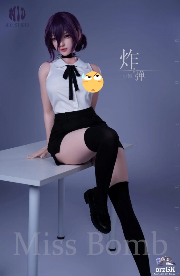 MIO宣布推出《电锯人》中的知名角色蕾塞的全新1/1硅胶模型手办，肌肤质感极为逼真！