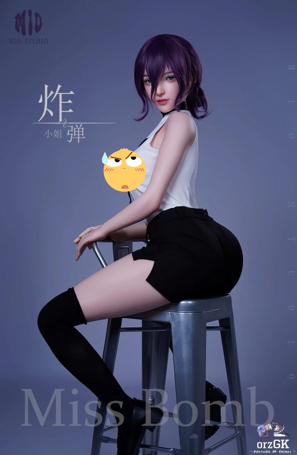 MIO宣布推出《电锯人》中的知名角色蕾塞的全新1/1硅胶模型手办，肌肤质感极为逼真！