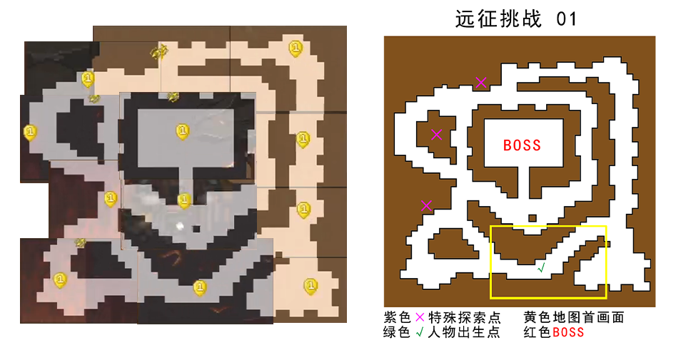 《见习猎魔团》远征挑战的地形点位详尽攻略