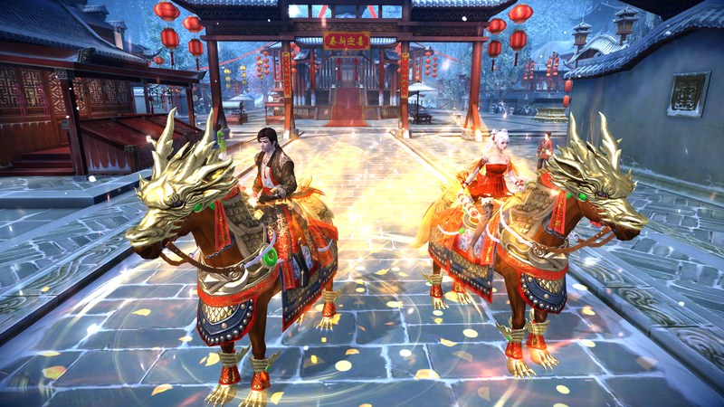 雪花纷纷飘落在苏州城中,福利也随“马”而来!《九阴真经3D》的新春版本现已正式上线
雪花纷纷飘落在苏州城中,福利也随“马”而来!《九阴真经3D》的新春版本现已正式上线