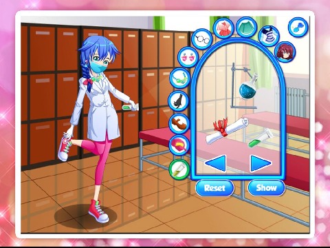 高中女生换装挑战