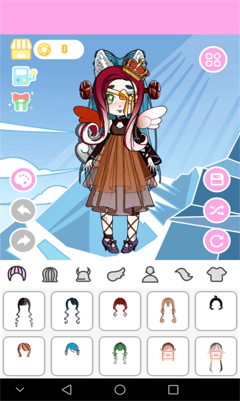 魔幻装扮女孩系统