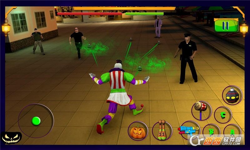 可怕的小丑万圣节之夜