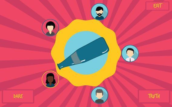 为朋友旋转瓶子