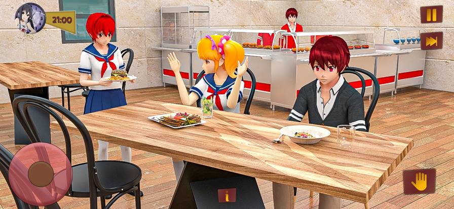 动漫高中樱花少女手机版